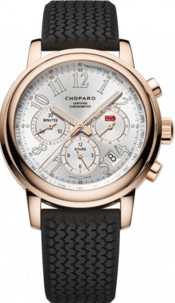 Chopard Mille Miglia Chronograph Rose Gold Silver 161274-5004 Replica Watch